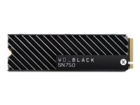 WD Black SN750 NVMe SSD WDS200T3XHC - Solid state drive - 2 TB - inbyggd - M.2 2280 - PCI Express 3.0 x4 (NVMe) - integrerad kylfläns WDS200T3XHC