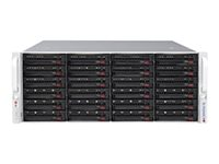 Supermicro SC846 BE1C-R1K23B - Kan monteras i rack - 4U - förbättrad utökad ATX - SATA/SAS - hot-swap 1200 Watt - svart CSE-846BE1C-R1K23B