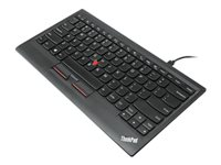 Lenovo ThinkPad Compact USB Keyboard with TrackPoint - Tangentbord - USB - finska - detaljhandel - för IdeaPad 3 14IGL05; ThinkCentre M70; M75q Gen 2; ThinkPad E14 Gen 2; V50t-13; V55t-15 0B47217