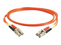 C2G LC-LC 50/125 OM2 Duplex Multimode PVC Fiber Optic Cable (LSZH) - Nätverkskabel - LC multiläge (hane) till LC multiläge (hane) - 30 m - fiberoptisk - duplex - 50/125 mikron - OM2 - halogenfri - orange 85503
