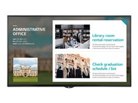 LG 43SE3KE-B - 43" Diagonal klass SE3KE Series LED-skärm - digital skyltning - 1080p (Full HD) 1920 x 1080 - svart 43SE3KE-B