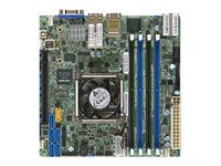 SUPERMICRO X10SDV-6C+-TLN4F - Moderkort - mini ITX - Intel Xeon D-1528 - USB 3.0 - 2 x 10 Gigabit LAN, 2 x Gigabit LAN - inbyggda grafiken MBD-X10SDV-6C+-TLN4F-O