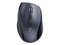 Logitech M705 - Mus - högerhänt - laser - trådlös - 2.4 GHz - trådlös USB-mottagare - silver 910-001949
