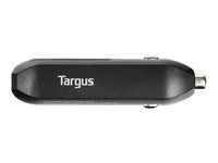 Targus Universal Car Charger - Strömadapter för bil - 4.8 A - 2 utdatakontakter (USB) - svart - Europa APD751EU