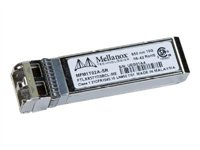 Mellanox Active Optical Modules - SFP+ sändar/mottagarmodul - 10 GigE - 10GBase-SR - LC multiläge - upp till 300 m - 850 nm - för BridgeX BX4010, BX4020; ConnectX EN MNPH28B-XTC MFM1T02A-SR
