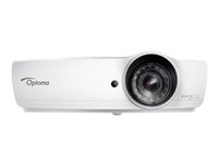 Optoma EH460ST - DLP-projektor - 3D - 4200 ANSI lumen - Full HD (1920 x 1080) - 16:9 - 1080p - fast objektiv med kort kastavstånd - Wi-Fi/LAN E1P1D10WE1Z1
