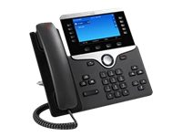 Cisco IP Phone 8841 - VoIP-telefon - SIP, RTCP, RTP, SRTP, SDP - 5 rader CP-8841-K9=