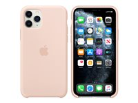 Apple - Baksidesskydd för mobiltelefon - silikon - rosa sand - för iPhone 11 Pro MWYM2ZM/A