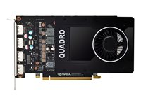 NVIDIA Quadro P2200 - Grafikkort - Quadro P2200 - 5 GB GDDR5X - PCIe 3.0 x16 - 4 x DisplayPort - för Workstation Z2 G4 (MT), Z2 G5 (tower), Z4 G4, Z6 G4, Z8 G4; ZCentral 4R Workstation 6YT67AA