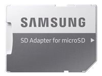 Samsung EVO MB-MP64HA - Flash-minneskort (microSDXC till SD-adapter inkluderad) - 64 GB - UHS-I U3 / Class10 - mikroSDXC UHS-I MB-MP64HA/EU
