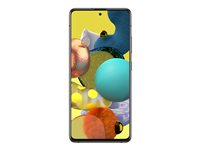 Samsung Galaxy A51 5G - Pekskärmsmobil - dual-SIM - 5G NR - 128 GB - microSD slot - GSM - 6.5" - 2400 x 1080 pixlar - Super AMOLED - RAM 6 GB (32 MP främre kamera) - 4x bakre kameror - Android - svart prismakub SM-A516BZKDEUD