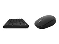 Microsoft Bluetooth Desktop - Sats med tangentbord och mus - trådlös - Bluetooth 4.0 - nordisk - mattsvart QHG-00009