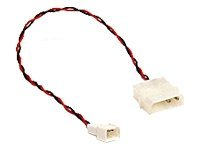 Supermicro CBL-0065L - Fläktadapter - 3 PIN intern effekt (hane) till 4-stifts intern ström (12V) (hane) CBL-0065L
