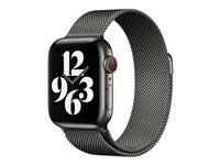 Apple 40mm Milanese Loop - Klockrem för smart klocka - 130 - 180 mm - grafit - demo - för Watch (38 mm, 40 mm) 3H102ZM/A