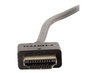 C2G 0.9m Ultra Flexible High Speed HDMI Cable with Low Profile Connectors - HDMI med Ethernet-kabel - HDMI (hane) till HDMI (hane) - 90 cm - svart - stöd för 4K 82363