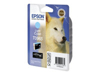Epson T0965 - 11.4 ml - ljus cyan - original - blister - bläckpatron - för Stylus Photo R2880 C13T09654010