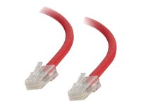 C2G Cat5e Non-Booted Unshielded (UTP) Network Patch Cable - Patch-kabel - RJ-45 (hane) till RJ-45 (hane) - 50 cm - UTP - CAT 5e - tvinnad, enhetsstart - röd 83080