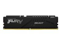 Kingston FURY Beast - DDR5 - sats - 64 GB: 2 x 32 GB - DIMM 288-pin - 2800 MHz / PC5-44800 - CL40 - 1.25 V - ej buffrad - on-die ECC KF556C40BBK2-64