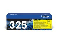 Brother TN325Y - Gul - original - tonerkassett - för Brother DCP-9055, DCP-9270, HL-4140, HL-4150, HL-4570, MFC-9460, MFC-9465, MFC-9970 TN325Y