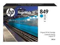 HP 849 - 400 ml - cyan - original - PageWide XL - bläckpatron - för PageWide XL 3900 1XB39A