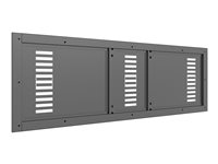 Multibrackets M Pro Series - Monteringskomponent (bakplatta) - för LCD-display - stål - svart - skärmstorlek: 37" - kapsling 7350105215155