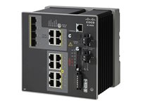Cisco Industrial Ethernet 4000 Series - Switch - Administrerad - 8 x 10/100 + 4 x kombinations-Gigabit SFP - DIN-skenmonterbar - DC power IE-4000-8T4G-E