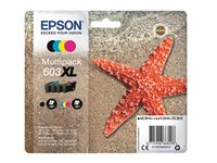 Epson 603XL Multipack - 4-pack - XL - svart, gul, cyan, magenta - original - blister - bläckpatron - för Expression Home XP-2150, 2155, 3150, 3155, 4150, 4155; WorkForce WF-2820, 2840, 2845, 2870 C13T03A64010