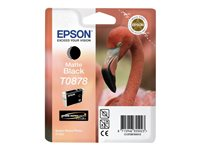Epson T0878 - 11.4 ml - mattsvart - original - blister - bläckpatron - för Stylus Photo R1900 C13T08784010