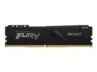 Kingston FURY Beast - DDR4 - modul - 16 GB - DIMM 288-pin - 1333 MHz / PC4-21300 - CL16 - 1.2 V - ej buffrad - icke ECC - svart KF426C16BB/16
