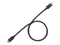 Kensington 0.7M (2.3ft) Thunderbolt 3 Cable - 40Gbps - 100W PD - Certified TB3 - USB-C Compatible - Thunderbolt-kabel - 24 pin USB-C (hane) till 24 pin USB-C (hane) - Thunderbolt 3 - 70 cm - stöd för 5K K32300WW