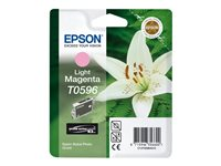Epson T0596 - 13 ml - ljus magenta - original - blister - bläckpatron - för Stylus Photo R2400 C13T05964010
