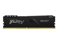 Kingston FURY Beast - DDR4 - modul - 8 GB - DIMM 288-pin - 1333 MHz / PC4-21300 - CL16 - 1.2 V - ej buffrad - icke ECC - svart KF426C16BB/8