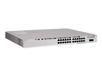 Cisco Catalyst 9200L - Network Essentials - switch - L3 - Administrerad - 8 x 100/1000/2.5G/5G/10GBase-T + 16 x 10/100/1000 (PoE+) x 10 Gigabit SFP+ (upplänk) - rackmonterbar - PoE+ (740 W) C9200L-24PXG-4X-E
