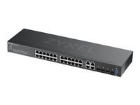 Zyxel GS2220-28 - Switch - Administrerad - 24 x 10/100/1000 + 4 x kombinations-Gigabit SFP - rackmonterbar GS2220-28-EU0101F