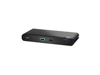 Belkin Universal Secure Dual-Head - 2:a generationen - omkopplare för tangentbord/video/mus/ljud - 2 x KVM/ljud - 1 lokal användare - skrivbordsmodell - TAA-kompatibel F1DN202KVM-UNN4