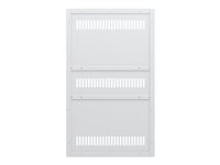Multibrackets M Pro Series - Monteringskomponent (bakplatta med stöldskydd) - för digital skylt - liten - stål - vit - skärmstorlek: 43" - kapsling 7350105211133