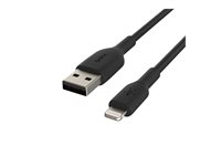 Belkin BoostCharge - Lightning-kabel - Lightning hane till USB hane - 1 m - svart CAA001BT1MBK