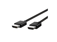 Belkin - Ultra High Speed - HDMI-kabel - HDMI hane till HDMI hane - 1 m - svart - 4K120Hz stöd, 8K60Hz stöd, flätad kabel AV10176BT1M-BLK