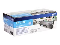 Brother TN326C - Cyan - original - tonerkassett - för Brother DCP-L8400, DCP-L8450, HL-L8250, HL-L8350, MFC-L8650, MFC-L8850 TN326C