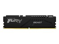 Kingston FURY Beast - DDR5 - sats - 64 GB: 2 x 32 GB - DIMM 288-pin - 3000 MHz / PC5-48000 - CL40 - 1.35 V - ej buffrad - on-die ECC - svart KF560C40BBK2-64