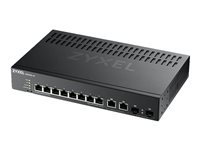 Zyxel GS2220-10 - Switch - Administrerad - 8 x 10/100/1000 + 2 x kombinations-Gigabit SFP - rackmonterbar, väggmonterbar GS2220-10-EU0101F