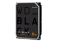 WD_BLACK WD6004FZWX - Hårddisk - 6 TB - inbyggd - 3.5" - SATA 6Gb/s - 7200 rpm - buffert: 128 MB WD6004FZWX