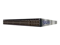 NVIDIA Spectrum SN2410 - Switch - L3 - Administrerad - 48 x 10 Gigabit SFP28 + 8 x 100 Gigabit QSFP28 - bakre till främre luftflödet - rackmonterbar 920-9N112-00F7-0X0