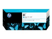 HP 81 - 680 ml - ljus cyan - original - DesignJet - bläckpatron - för DesignJet 5000, 5000ps, 5000ps uv, 5000uv, 5500, 5500 uv, 5500mfp, 5500ps, 5500ps uv C4934A
