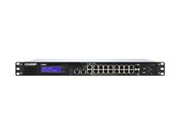 QNAP Smart Edge QGD-1602 - Switch - smart - 2 x 10 Gigabit SFP+ + 8 x 2.5GBase-T + 8 x 10/100/1000 - rackmonterbar QGD-1602-C3558-8G