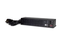 APC Switched Rack PDU AP7902B - Kraftdistributionsenhet (kan monteras i rack) - AC 100/120 V - 2880 VA - ingång: NEMA L5-30P - utgångskontakter: 16 (NEMA 5-20R) - 2U - 3.05 m sladd - svart - för P/N: SCL500RM1U, SMTL2K2RM2UCL, SMTL2K2RM2UCLNC, SMTL3KRM2UCL, SMTL3KRM2UCLNC AP7902B