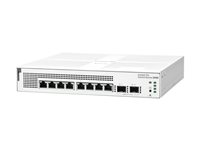 HPE Networking Instant On 1930 8G Class4 PoE 2SFP 124W Switch - Switch - L3 - Administrerad - 8 x 10/100/1000 (PoE) + 2 x Gigabit SFP - rackmonterbar - PoE (124 W) JL681A#ABB