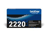 Brother TN2220 - Svart - original - tonerkassett - för Brother DCP-7060, 7065, 7070, HL-2220, 2240, 2250, 2270, MFC-7360, 7460, 7860; FAX-2840 TN2220