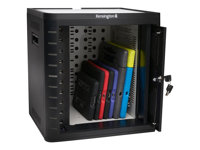 Kensington Charge & Sync Cabinet, Universal Tablet - Kabinett - för 10 surfplattor - svart K67862EU
