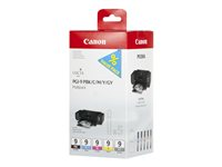 Canon PGI-9 PBK/C/M/Y/GY Multi-Pack - 5-pack - grå, gul, cyan, magenta, foto-svart - original - bläcktank - för PIXMA iX7000, MX7600, Pro9500, Pro9500 Mark II 1034B013